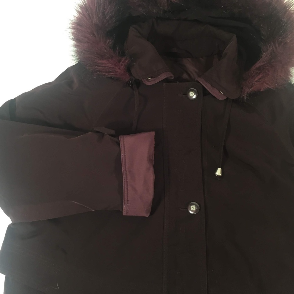 American Bazaar Women's Purple Parka